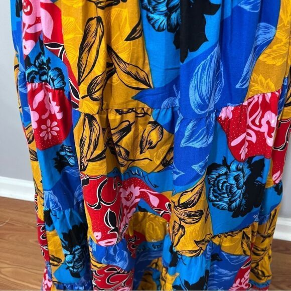 Vintage Imagine No Boundaries Brilliantly Colored Hawaiian Skirt - 20W - Picture 6 of 10